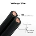 thumbnail image 2 of FIRMERST 10/2 Low Voltage Direct Burial Landscape Lighting Wire Spool 1000 feet, 2 of 6