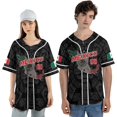 thumbnail image 4 of Mostprints Custom Mexico Baseball Jerseys Mexican Eagle & Flag Shirt for Teams, Mexico Shirts for Men & Women Size S-5XL (5XL), 4 of 5
