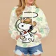 thumbnail image 3 of Sudadera con capucha MINISO Disney Snoopy, suéter de manga larga para mamá y yo, impresión 3D, ropa para hombres, mujeres y niños, tops cálidos para otoño e invierno, 3 of 5