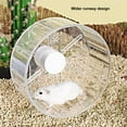 thumbnail image 2 of Hamster Running Wheel, Easy To Clean Hamster Cage Wheel Acrylic Durable Silent Versatile Transparent  For Hamster Cage, 2 of 6