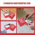 thumbnail image 3 of FONDOTIN Boîte de Rangement en Métal Rouge pour Médicaments et Fournitures d'Urgence Kit de Voyage Organisateur Durable pour Camping Randonnée Taille 2 Pcs, 3 of 6