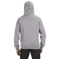 thumbnail image 2 of Adult Premium Full-Zip Fleece Hooded Sweatshirt - OXFORD - S, 2 of 3