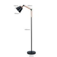 Floor Lamp Reading Light Adjustable Metal Standing Lamp for Living Room, Bedroom, Office or