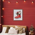 thumbnail image 3 of Stupell Industries French Country Floral Ice Skates Brown Floating Frame Canvas Art, 25 x 31, by The Prints Vibe, 3 of 8