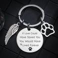 thumbnail image 3 of In Memory of Dog Cat Keychain Loss of Dog Sympathy Remembrance Gift Bereaved Pets Gift Dog Keychain Memorial Keepsakes Bereavement Gifts for Loss of Pet Cat Keyring, 3 of 6