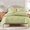 Leaf Green, variant on ClevaHome Embossed Comforter Set – 3 Pieces Comforter Set for All Seasons, 1 Lightweight Comforter and 2 Pillow Shams (Queen, Misty Grey)