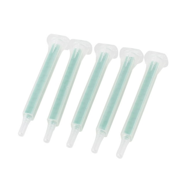 Unique Bargains Epoxy Adhesive Applicator 2mm Dia.Tip Dynamic Mixing Mix Mixer Nozzle 5 Pcs