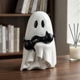 thumbnail image 5 of Halloween Decor, Ghost Halloween Decor, Black Cat Halloween Decor, Cute Halloween Figurine, 6X4.5 Inch Spooky Mantle Desktop Accent for Home Party, 5 of 5