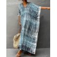 thumbnail image 2 of Robe de Plage à Imprimé pour Femmes à Manches Courtes, Grande Taille, Couvre-Maillot, 2 of 5