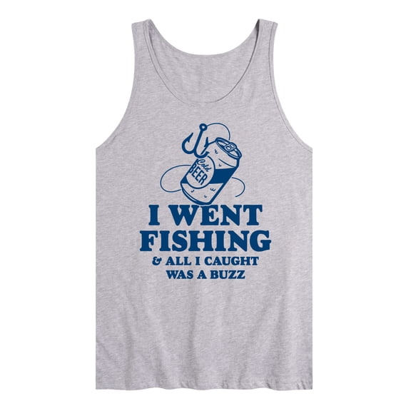 Instant Message - Went Fishing Caught A Buzz - Men's Jersey Tank Top