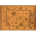 thumbnail image 1 of Ahgly Company Indoor Rectangle Oriental Orange Industrial Area Rugs, 2' x 3', 1 of 4