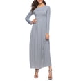 thumbnail image 1 of Robe Maxi Tauxra pour Femmes, Robe Décontractée à Manches Longues, Robe Ample à Taille Haute pour le Confort et le Style, 1 of 7