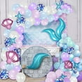 thumbnail image 4 of Mermaid Balloon Garland Kit Mermaid Tail Balloons Arch For Girl Mermaid Birthday Party Decorations Mermaid Balloons Baby Shower Party Supplies, 4 of 6