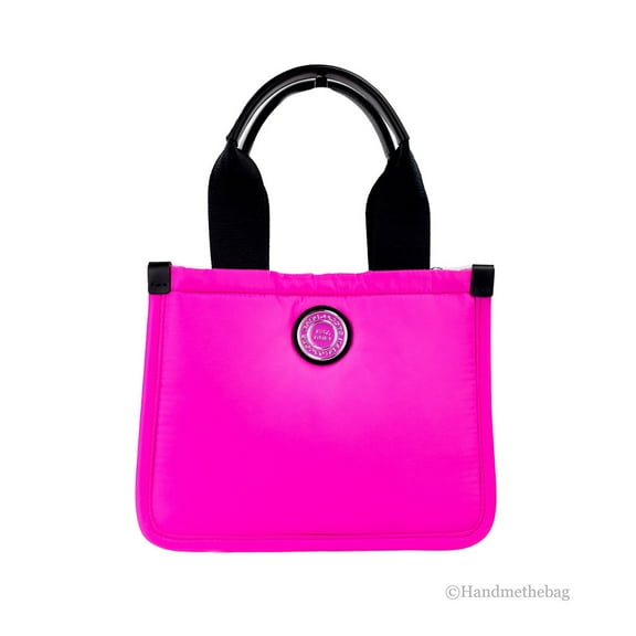 Marc Jacobs Marc Jacobs Small Neon Fuchsia Nylon Fabric Tote Convertible Bag Women's Purse