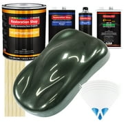 Fathom Green Firemist Gallon URETHANE BASECOAT CLEARCOAT Car Auto Paint Kit