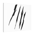 thumbnail image 3 of Effete Feline Claw Marks Scratch Canvas Stretched, 0.75", 3 of 4