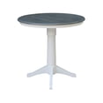 thumbnail image 4 of International Concepts 36" Solid Wood Table With 2 San Remo Counter Stools, 4 of 8