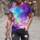 thumbnail image 1 of Tops para hombre, blusas y camisas de manga corta con cuello redondo para hombre. Camiseta casual de manga corta con cuello redondo y estampado de cielo para hombre. Blusa para hombre., 1 of 5