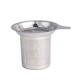 thumbnail image 1 of 1pc Stainless Steel Mesh Tea Infuser, Reusable Teapot Mug Cup Tea Strainer, Loose Leaf Spice Filter, Silvery, 1 of 4