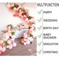 thumbnail image 4 of Kit de arco de globos, kit de adornos de globos para guirnalda, 2 cintas de 5 m, 2 pegatinas de puntos de 5 m para decoración de fiestas, bodas, cumpleaños y baby shower., 4 of 5