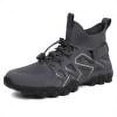thumbnail image 1 of Zapatos descalzos para hombre, cordones elásticos transpirables para senderismo, ciclismo (43 gris) Ndcxsfigh Tenis De Mujer Tenis De Hombre, 1 of 6