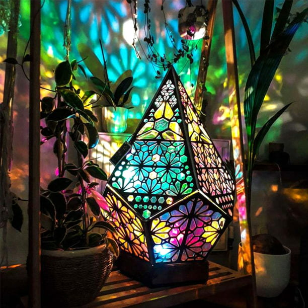 wimper Groene bonen Abnormaal Niyofa Colorful Diamond Night Lights LED Polar Star Large Floor Lamp,3D  Bohemian Floor Decoratie Lamp,Colorful Projection Table Lamps for Home,Party,Wedding,Christmas,Art  Crafts Gifts - Walmart.com