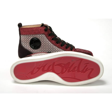 Christian Louboutin Smoky Version Louis P Strass Flat Shoes/EU41.5/US8.5/Multicolor