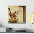 thumbnail image 4 of Singing Wren in Expressionism - Canvas, 4 of 10