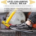 thumbnail image 3 of AUXDIQ Safety Trainers Men's Steel Toe Cap Trainers Lightweight Safety Shoes for men Breathable Work Boots, 3 of 5
