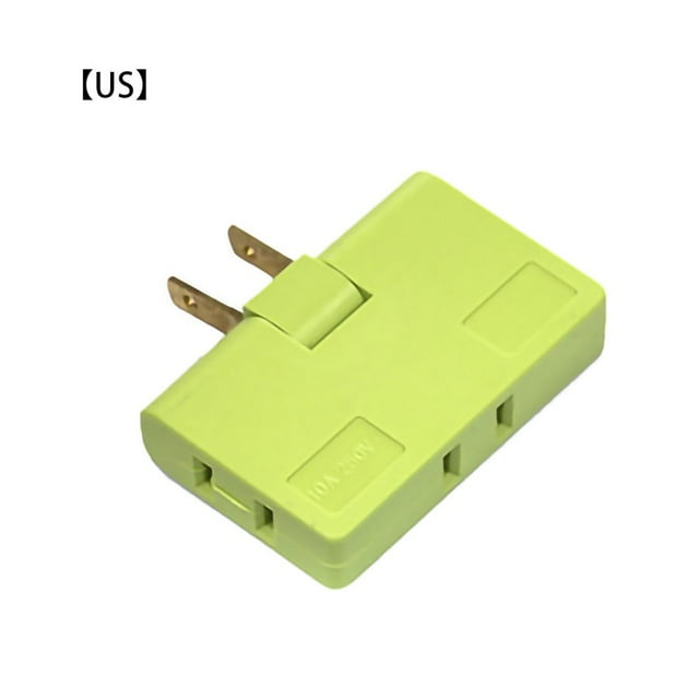 Adaptateur Mural Tête Pivotante Chargeur Prise 3 en 1 Chargeur d'Alimentation Prise Murale Expanseur Prise US