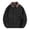 Black, variant on Leather Jacket for Men Long Sleeve Loose Plus Size Jackets Turndown Collar Casual Multiple Pockets Top