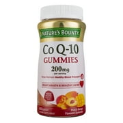Nature's Bounty Heart Health CoQ10 Gummies, Peach Mango, 200 mg, 60 Ct