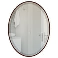 thumbnail image 6 of OVALCREST - Singapore Framed Floating Oval Mirror - Black Cherry - 12 5/8" x 16 5/8", 6 of 8