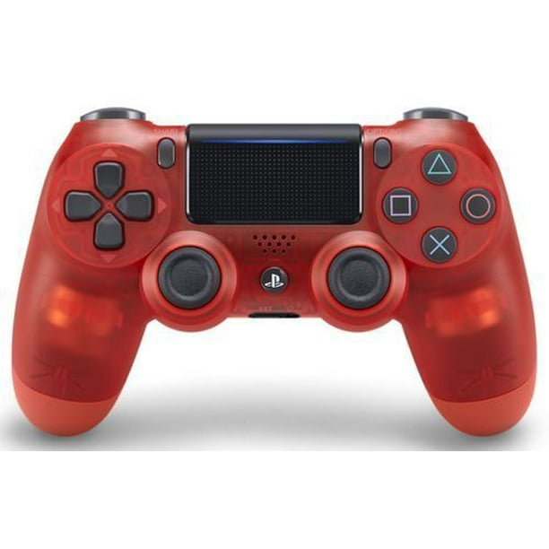 Sony Playstation 4 Ps4 Controller Wireless Dualshock 4 V2 Red Crystal Asian Version Walmart Com Walmart Com