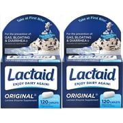 LACTAID Original Caplets 120 ea (حزمة 2)