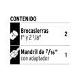 thumbnail image 2 of Juego de 3 piezas para instalar cerraduras, Truper Expert, 2 of 2