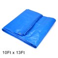thumbnail image 2 of Unique Bargains Tarps 10Ft x 13Ft Blue Waterproof Poly Tarp Cover with Grommet for Camping, 2 of 7