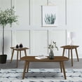 thumbnail image 2 of Lexicon Damala 3 Piece Wood Occasional Table Set in Walnut, 2 of 9