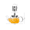 thumbnail image 2 of Tetera Para Te Y Cafe Teteras De Cristal Con Filtro Infusor, 2 of 4