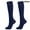 Navy Blue, variant on 5Pairs 15-20 mmHg Light Support Women’s Sheer Knee Hi Closed Compression Socks