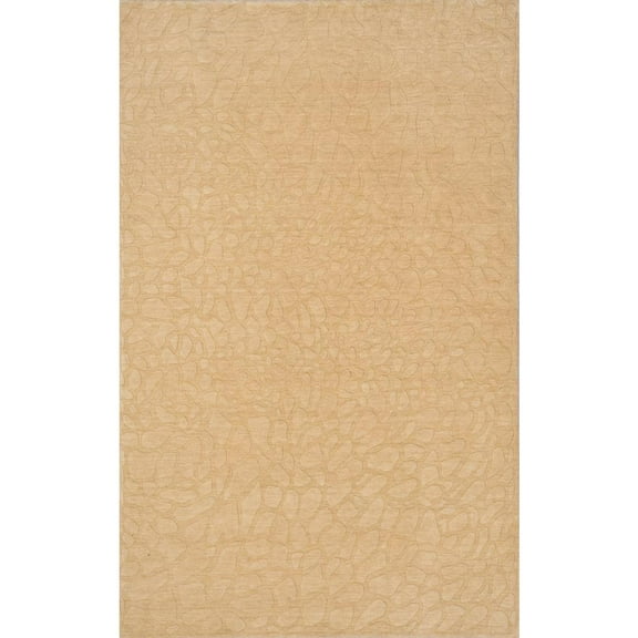 Momeni Gramercy Wool Hand Loomed Beige Area Rug 3'6" X 5'6"