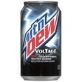 Voltage Raspberry Dew2 Mountain Dew Voltage, Raspberry Citrus Ginseng Soda, 12 fl oz Cans ...
