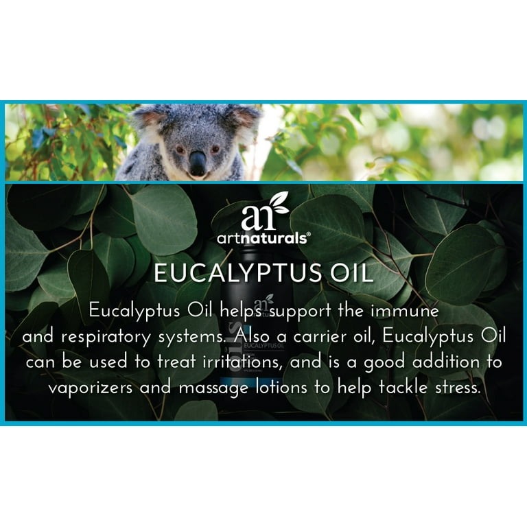 ArtNaturals 100% Pure Eucalyptus Essential Oil - (4.0 Fl Oz / 118ml) -  Therapeutic Grade Natural Oils