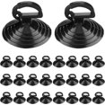 thumbnail image 1 of JFBUJC 24 Pack Car Glass Windshield Sunshade Suction Cups Small PVC Sucker Car Window Suction Cup for Automotive Visor, 1 of 5