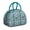 Blue-green-9, variant on Dog Themed Lunch Bag – Vintage Style Pup Print with Floral Accents