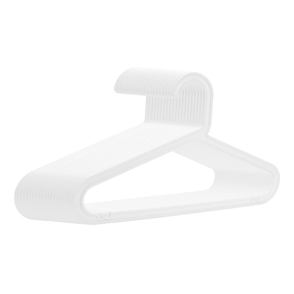 Unique Bargains Durable Space Saving Clothes Hangers 20 Packs White