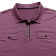 thumbnail image 6 of Xzbqbs Mens Long Sleeve Polo Shirts Casual Classic Basic Button Down Pullover Tops Vintage Lightweight Lapel Tops with Pockets, 6 of 6