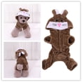 thumbnail image 4 of Agiferg Pet Dog Four-Legged Plush Clothes Embroidery, Rabbit Ears Make-up, Cat Clothes, 4 of 9