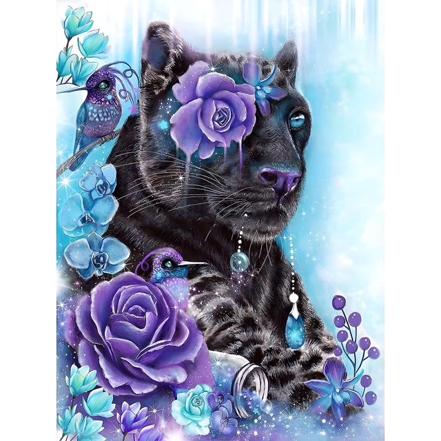 Pintura de diamantes 5d Diy 5d Comple, pintura de diamantes de animales Rhinestone Full Tiger, pintura de diamantes 5d Bordado de diamantes Kit completo de pintura de diamantes