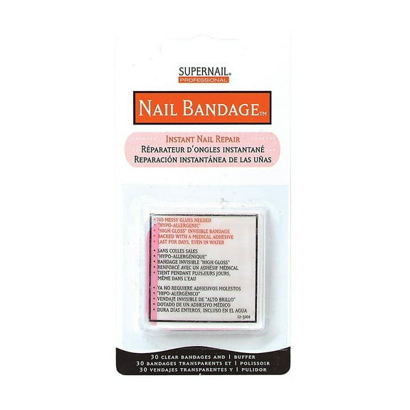 Supernail Nail Bandage Instant Nail Repair, 30 Count